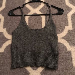brandy melville gray tank top